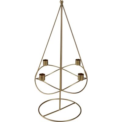 AM DESIGN Weihnachtskerzenhalter - Gold Deko, 49,5cm AM DESIGN Weihnachtskerzenhalter - Gold Deko, 49,5cm