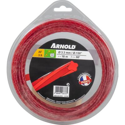 Fil de Coupe-bordure Arnold AF 3.9 - Rond, Torsadé - 18m - Publicité Fil de Coupe-bordure Arnold AF 3.9 - Rond, Torsadé - 18m - Publicité