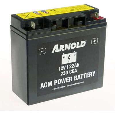 ARNOLD Batterie AZ109/AGM - Glasfaser-Absorbent - 12-22A - Rasenmäher Batterie ARNOLD Batterie AZ109/AGM - Glasfaser-Absorbent - 12-22A - Rasenmäher Batterie