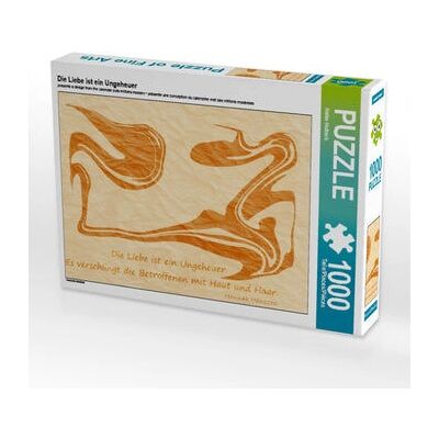 CALVENDO - l'amour est Un Monstre - 1000 piezas - 64 x 48 cm - Puzzle CALVENDO - l'amour est Un Monstre - 1000 piezas - 64 x 48 cm - Puzzle