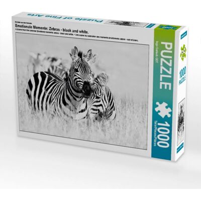 CALVENDO - Zèbres - Noir et Blanc 1000 piezas - 64 x 48 cm - Ingo Gerlach - Rompecabezas CALVENDO - Zèbres - Noir et Blanc 1000 piezas - 64 x 48 cm - Ingo Gerlach - Rompecabezas