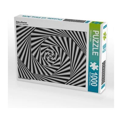 Calvendo - 4056502228592 - 1000 piezas - Zebra Illusion - Rompecabezas Calvendo - 4056502228592 - 1000 piezas - Zebra Illusion - Rompecabezas