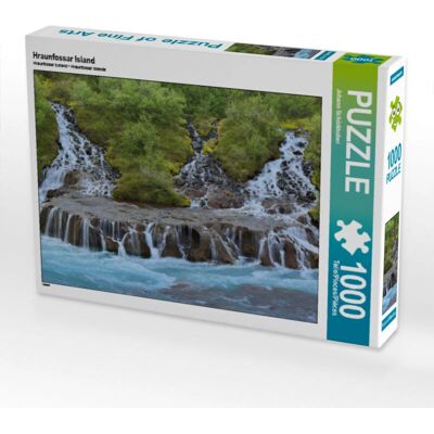 Calvendo - Hraunfossar Island - 1000 Teile - 64 x 48 cm - Puzzle Calvendo - Hraunfossar Island - 1000 Teile - 64 x 48 cm - Puzzle