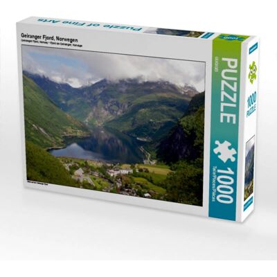 CALVENDO - GUGIGEI Geiranger Fjord - 1000 pezzi - Puzzle CALVENDO - GUGIGEI Geiranger Fjord - 1000 pezzi - Puzzle