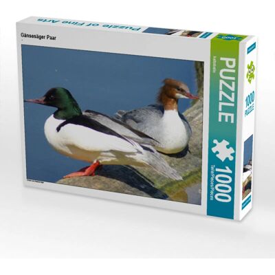 CALVENDO - Gänsesäger Paar 1000 Teile - 64 x 48 cm - Puzzle CALVENDO - Gänsesäger Paar 1000 Teile - 64 x 48 cm - Puzzle