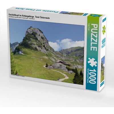 Calvendo - Gschöllkopf dans Les Montagnes de Rofan - 64 x 48 cm - 1000 Pieces - Puzzle Calvendo - Gschöllkopf dans Les Montagnes de Rofan - 64 x 48 cm - 1000 Pieces - Puzzle