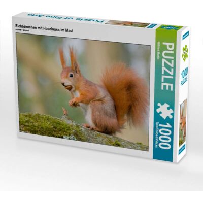 CALVENDO - Écureuil avec Une Noisette dans la Bouche - Puzzle CALVENDO - Écureuil avec Une Noisette dans la Bouche - Puzzle