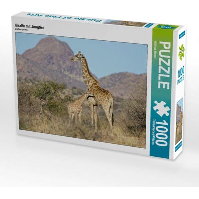 Calvendo - Wilfried Martin - Rompecabezas jirafa - 64x48 cm - Puzzle Calvendo - Wilfried Martin - Rompecabezas jirafa - 64x48 cm - Puzzle