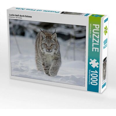 CALVENDO - Lynx Courant dans la Neige - 1000 pièces - 64 x 48 cm - Puzzle - Publicité CALVENDO - Lynx Courant dans la Neige - 1000 pièces - 64 x 48 cm - Puzzle - Publicité