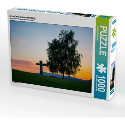 Calvendo - Kreuz im Sonnenuntergang - 1000 pezzi - Puzzle Calvendo - Kreuz im Sonnenuntergang - 1000 pezzi - Puzzle