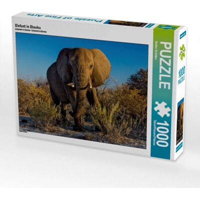 CALVENDO - Éléphant à Etosha - 64 x 48 cm - Puzzle CALVENDO - Éléphant à Etosha - 64 x 48 cm - Puzzle