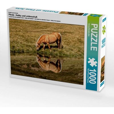 Calvendo - Les Chevaux - 64 x 48 cm - 1000 piezas - Puzzle Calvendo - Les Chevaux - 64 x 48 cm - 1000 piezas - Puzzle