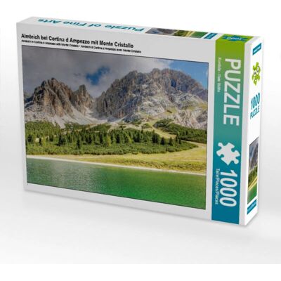 CALVENDO - Stagno alpino vicino a Cortina - 1000 Pezzi - Puzzle CALVENDO - Stagno alpino vicino a Cortina - 1000 Pezzi - Puzzle