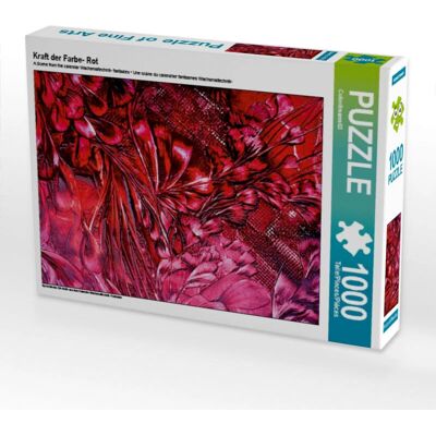 CALVENDO - Le Pouvoir de la Couleur - Rojo - 1000 Piezas - Rompecabezas CALVENDO - Le Pouvoir de la Couleur - Rojo - 1000 Piezas - Rompecabezas