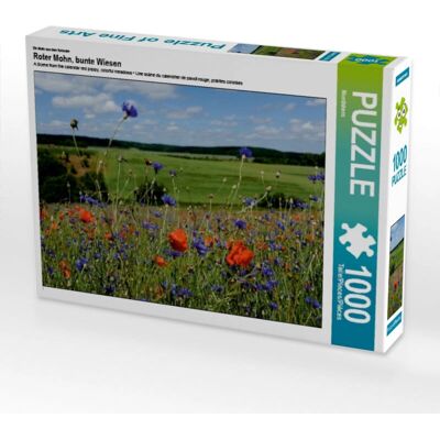 Calvendo - Coquelicot Rouge Prairie - 1000 Pieces - Puzzle Calvendo - Coquelicot Rouge Prairie - 1000 Pieces - Puzzle