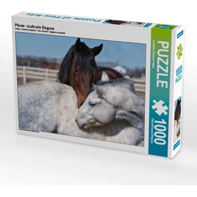 Calvendo - Pferde - kraftvolle Eleganz - 64 x 48 cm - Puzzle Calvendo - Pferde - kraftvolle Eleganz - 64 x 48 cm - Puzzle
