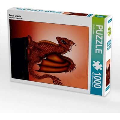 CALVENDO - Dragon de feu - 1000 pezzi - Puzzle CALVENDO - Dragon de feu - 1000 pezzi - Puzzle