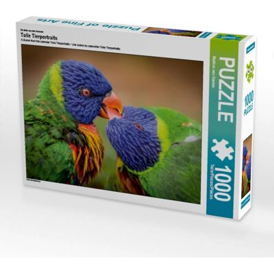 CALVENDO - De Superbes Portraits d'animaux 1000 Pieces - Rompecabezas CALVENDO - De Superbes Portraits d'animaux 1000 Pieces - Rompecabezas