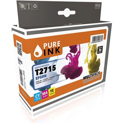 Pure Ink T2715 Cyan Magenta Jaune Cartouche d'encre - Cartouche d'encre Pure Ink T2715 Cyan Magenta Jaune Cartouche d'encre - Cartouche d'encre