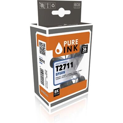 Pure Ink - T2711BK - Black - Cartouche d’encre Pure Ink - T2711BK - Black - Cartouche d’encre