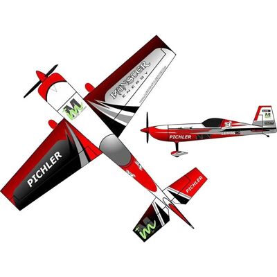 Pichler Extra 330 Münster Energy Combo - RC Flugzeugbausatz Pichler Extra 330 Münster Energy Combo - RC Flugzeugbausatz