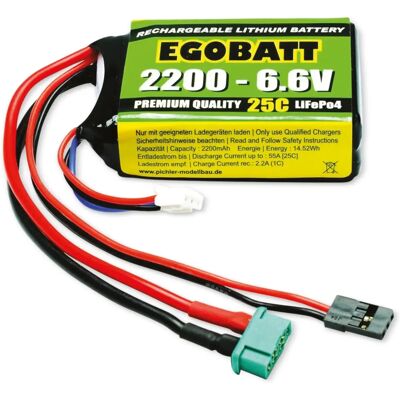 Pichler Modellbouw LiFe RC Batterij 2200mAh 6.6V - Accu Pichler Modellbouw LiFe RC Batterij 2200mAh 6.6V - Accu