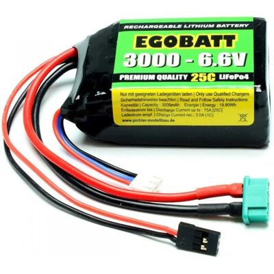 Pichler EGOBATT 3000 6.6V Pack de Batterie RC - Pack de Batterie RC Pichler EGOBATT 3000 6.6V Pack de Batterie RC - Pack de Batterie RC