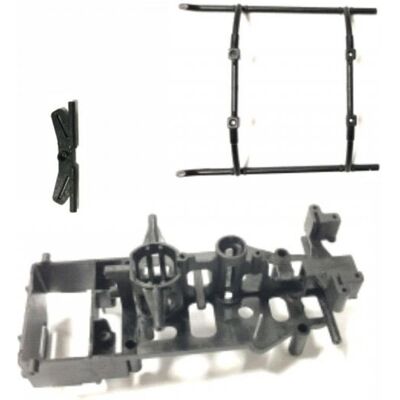 Kit de pièces détachées RC pour hélicoptère ADAC Bo105 - Modèle 15298 - Publicité Kit de pièces détachées RC pour hélicoptère ADAC Bo105 - Modèle 15298 - Publicité