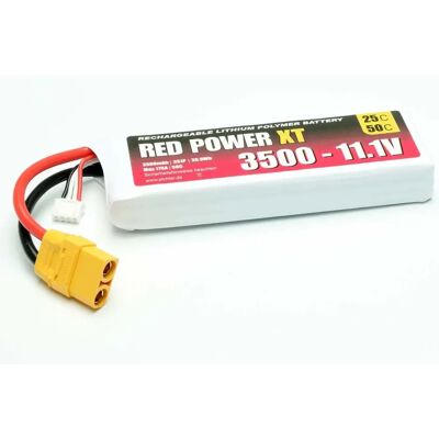 Red Power RD XT 3500 S3 - Battery Pack - RC Lithium Polymer 11.1V Red Power RD XT 3500 S3 - Battery Pack - RC Lithium Polymer 11.1V