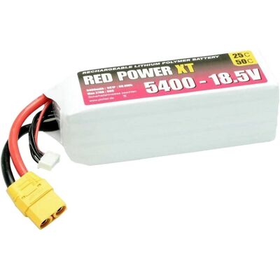 Red Power Modellbau-Akku - Lithium Polymer 18,5 V 5400 mAh Red Power Modellbau-Akku - Lithium Polymer 18,5 V 5400 mAh