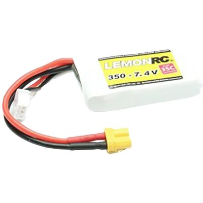 Paquete de batería LEMONRC 7.4V 350mAh 2S 35C Paquete de batería LEMONRC 7.4V 350mAh 2S 35C
