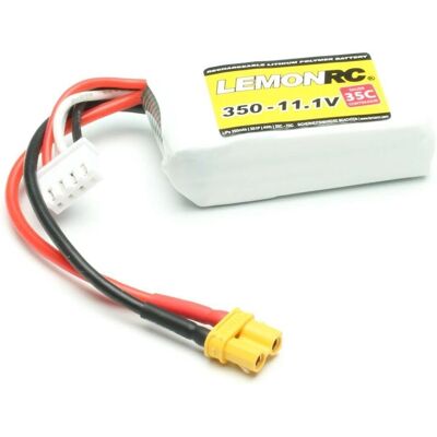 LemonRC Pack de Batterie Compact 11.1V 350mAh - Modèle RC - Publicité LemonRC Pack de Batterie Compact 11.1V 350mAh - Modèle RC - Publicité