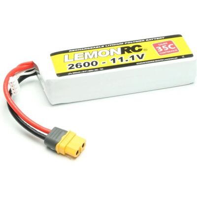 LEMONRC 2600mAh 11.1V 3S1P 35C Batería RC LEMONRC 2600mAh 11.1V 3S1P 35C Batería RC