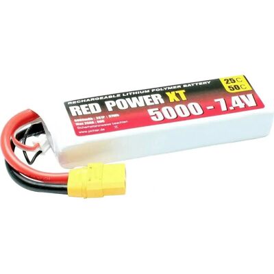 Red Power 7,4V 5Ah LiPo-Akku - Battery Pack Red Power 7,4V 5Ah LiPo-Akku - Battery Pack