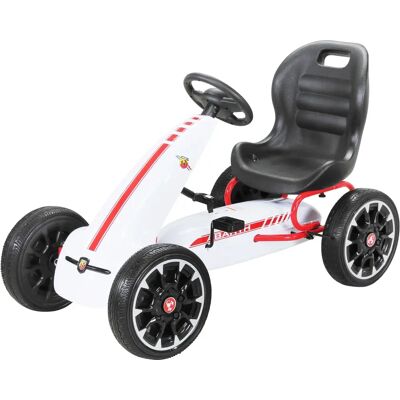Abarth - FS595 - Weiß - Pedal Go Kart Abarth - FS595 - Weiß - Pedal Go Kart
