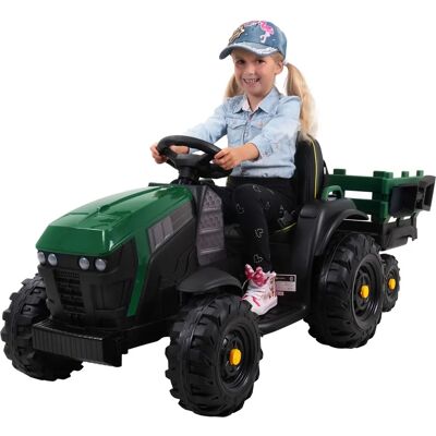 Actionbikes Motors Elektrischer Kindertraktor mit Anhänger Actionbikes Motors Elektrischer Kindertraktor mit Anhänger