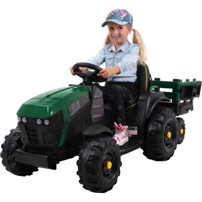 Actionbikes Motors Elektrischer Kindertraktor mit Anhänger Actionbikes Motors Elektrischer Kindertraktor mit Anhänger