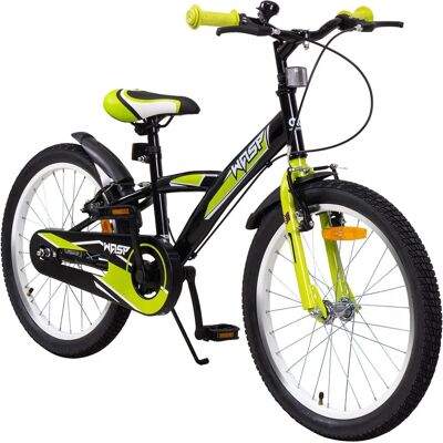 Actionbikes Barne Sykkel Wasp 20 tommer Svart-Grønn Actionbikes Barne Sykkel Wasp 20 tommer Svart-Grønn