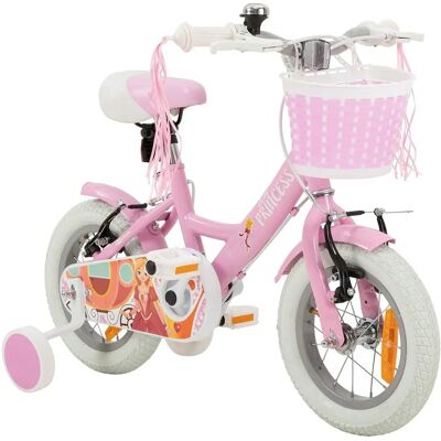 Actionbikes Motors Barnesykkel 12" Prinsesse med Støttehjul - Barne sykkel Actionbikes Motors Barnesykkel 12" Prinsesse med Støttehjul - Barne sykkel