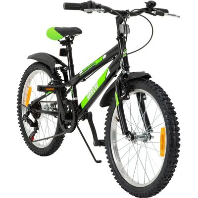 Actionbikes Arrow 20" - Svart/Grønn - Barnesykkel Actionbikes Arrow 20" - Svart/Grønn - Barnesykkel