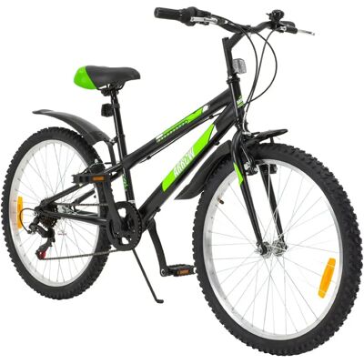 Barnesykkel Actionbikes - Arrow 24 tommer, grønn, 6 gir, justerbart sete og styre Barnesykkel Actionbikes - Arrow 24 tommer, grønn, 6 gir, justerbart sete og styre