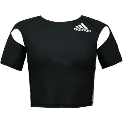Adidas Sprintweb Climachill Cut Out Dames T-Shirt Zwart - S Adidas Sprintweb Climachill Cut Out Dames T-Shirt Zwart - S
