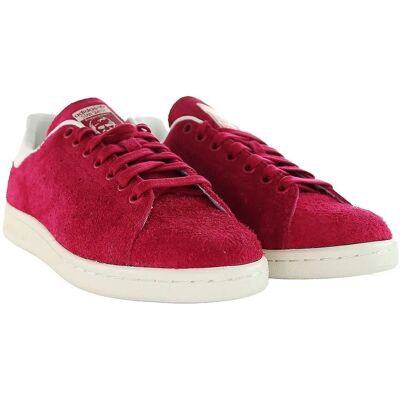 Adidas Stan Smith Roze Suède Leer Sneakers - Schoentype Adidas Stan Smith Roze Suède Leer Sneakers - Schoentype