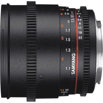 Samyang 85mm T1.5 SLR-Objektiv - Kameraobjektiv Samyang 85mm T1.5 SLR-Objektiv - Kameraobjektiv