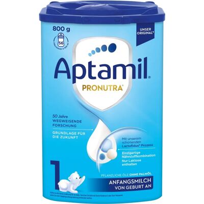 Nutricia Aptamil 1 Babynahrung - Unterstützt Entwicklung ab Geburt Nutricia Aptamil 1 Babynahrung - Unterstützt Entwicklung ab Geburt