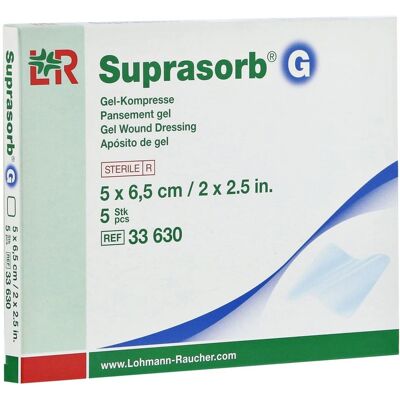 Lohmann & Rauscher Suprasorb G Gel Compresse - Soins de plaies - Publicité Lohmann & Rauscher Suprasorb G Gel Compresse - Soins de plaies - Publicité