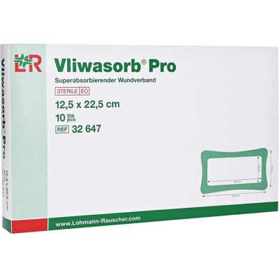 Lohmann & Rauscher GmbH Vliwasorb Pro Superabsorber Steril 12,5x22,5cm - Wundverbände Lohmann & Rauscher GmbH Vliwasorb Pro Superabsorber Steril 12,5x22,5cm - Wundverbände