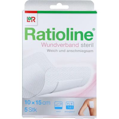Lohmann & Rauscher Ratioline Wundverband 15x10 cm steril - Wound Dressing Lohmann & Rauscher Ratioline Wundverband 15x10 cm steril - Wound Dressing