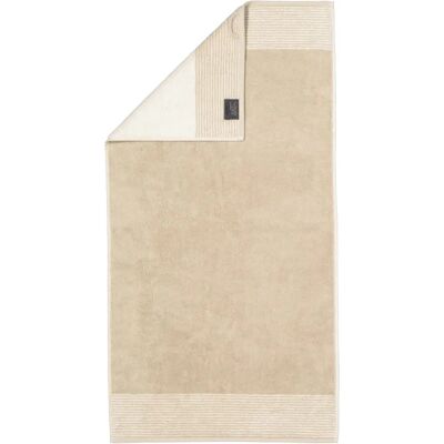 Cawö Luxury Home Twee-Tone Handdoek - Zand Cawö Luxury Home Twee-Tone Handdoek - Zand
