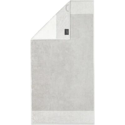 Cawö Luxury Home Twee-Kleuren Handdoek - 80x150 cm - Platina Cawö Luxury Home Twee-Kleuren Handdoek - 80x150 cm - Platina